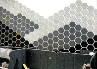 εκτιμημένο Hexagon ακουστικής επιτροπής ινών πολυεστέρα υψηλής πυκνότητας 9mm πυρκαγιά