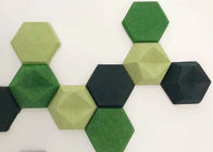 Hexagon τρισδιάστατος διακοσμητικός ήχος πολυεστέρα - απορροφώντας επιτροπές τοίχων