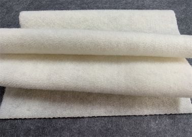 Άσπρο μη υφαμένο αισθητό ύφασμα 1.5mm δάκρυ συσκευασίας ρόλων πάχους ανθεκτικό