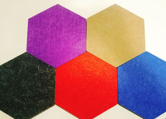 4x8 βιώσιμο τρισδιάστατο αισθητό ακουστικό Hexagon επιτροπών τοίχων που διαμορφώνεται